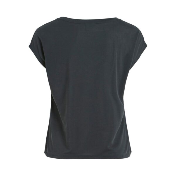 Vila Clothes Black Tencel Tops & T-Shirt – Image 2