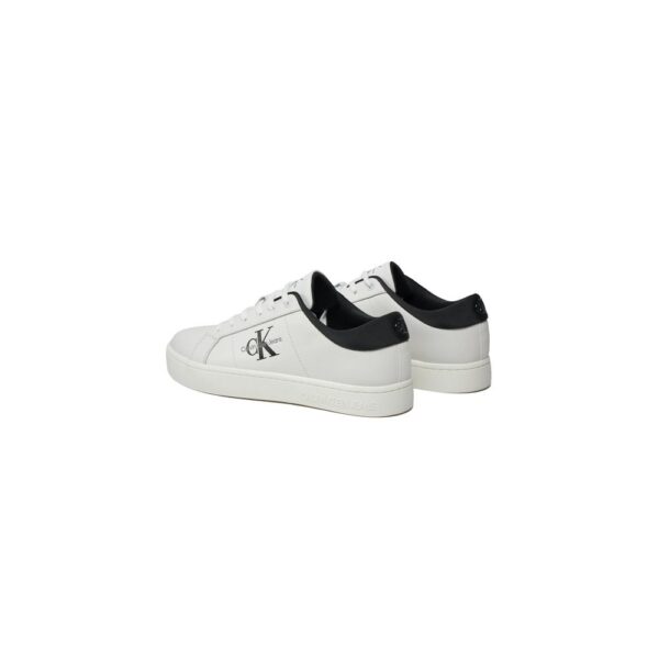 Calvin Klein Jeans Black And White Leather Sneaker – Image 3