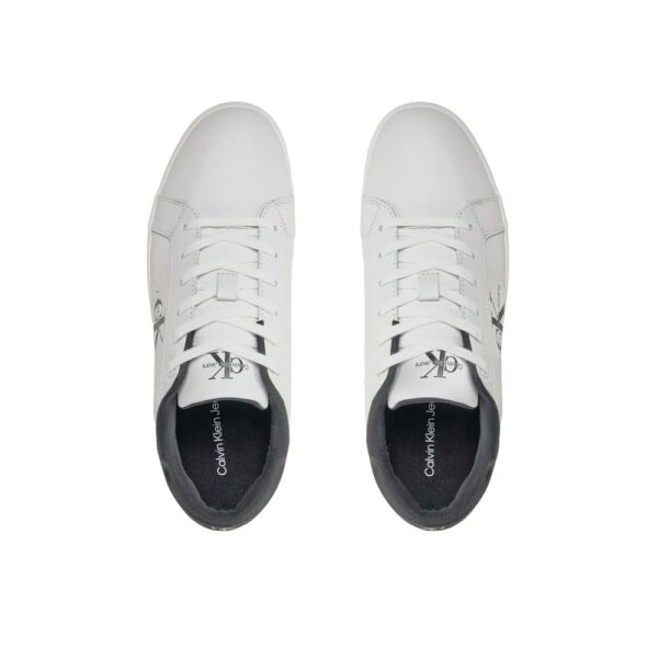 Calvin Klein Jeans Black And White Leather Sneaker – Image 5