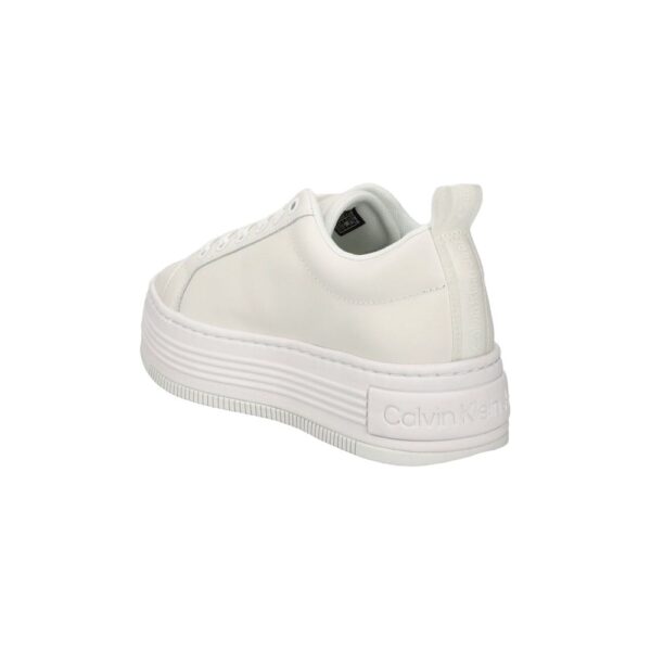 Calvin Klein Jeans White Leather Sneaker – Image 3