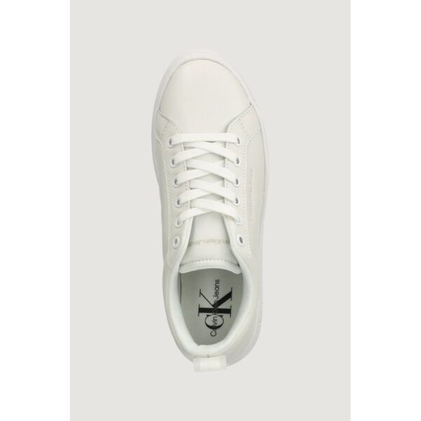 Calvin Klein Jeans White Leather Sneaker – Image 4