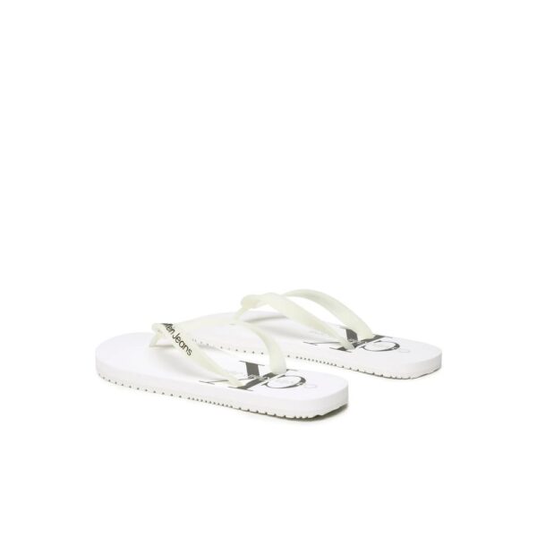 Calvin Klein Jeans White Polyethylene Sandal – Image 3