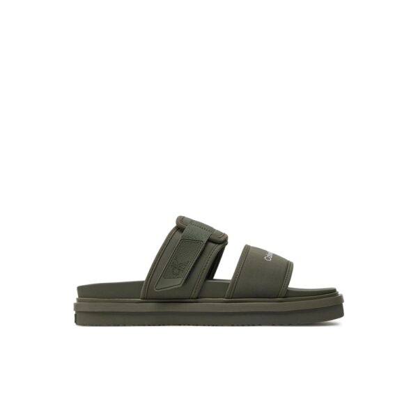 Calvin Klein Jeans Green Recycled Polyester Sandal – Image 2