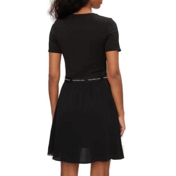 Calvin Klein Jeans Black Viscose Dress – Image 2