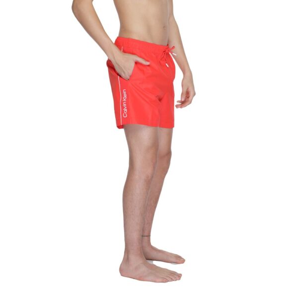 Calvin Klein Red Recycled Polyester Swimwear – Image 3