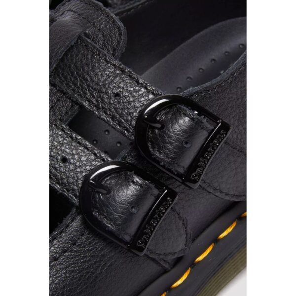 Dr. Martens Black Leather Flat Shoe – Image 4