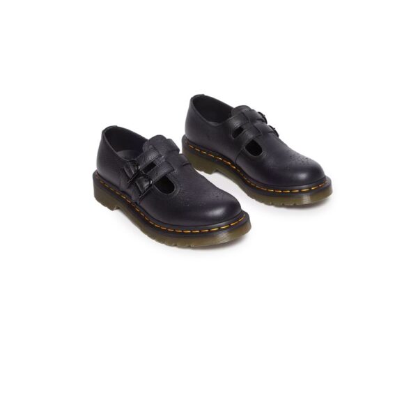 Dr. Martens Black Leather Flat Shoe – Image 5