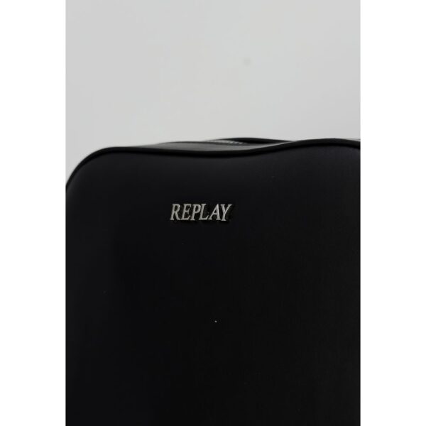 Replay Black Polyethylene Handbag – Image 4