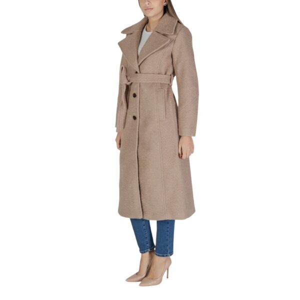 Vila Clothes Beige Polyester Jackets & Coat – Image 2