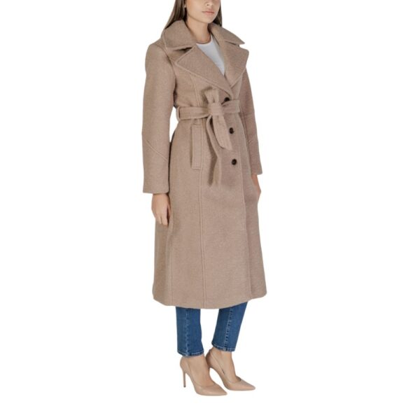 Vila Clothes Beige Polyester Jackets & Coat – Image 3