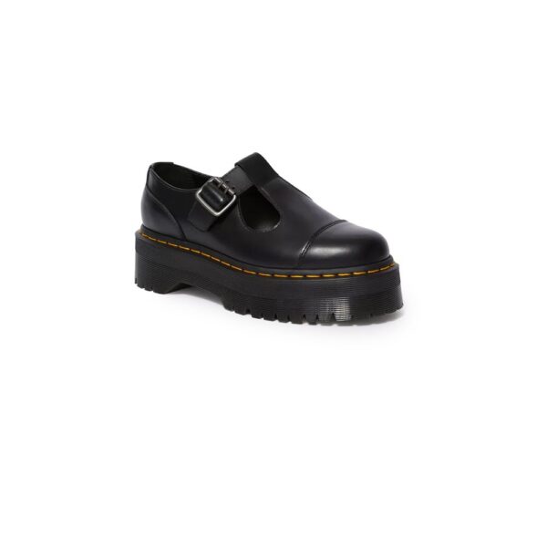 Dr. Martens Black Leather Flat Shoe – Image 4