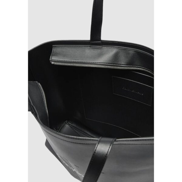 Calvin Klein Jeans Black And White Polyethylene Handbag – Image 5