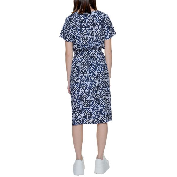 Street One Blue Viscose Dress – Image 2