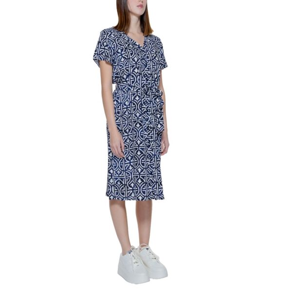 Street One Blue Viscose Dress – Image 4