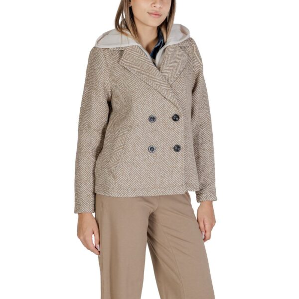 Street One Beige Polyester Jackets & Coat – Image 3