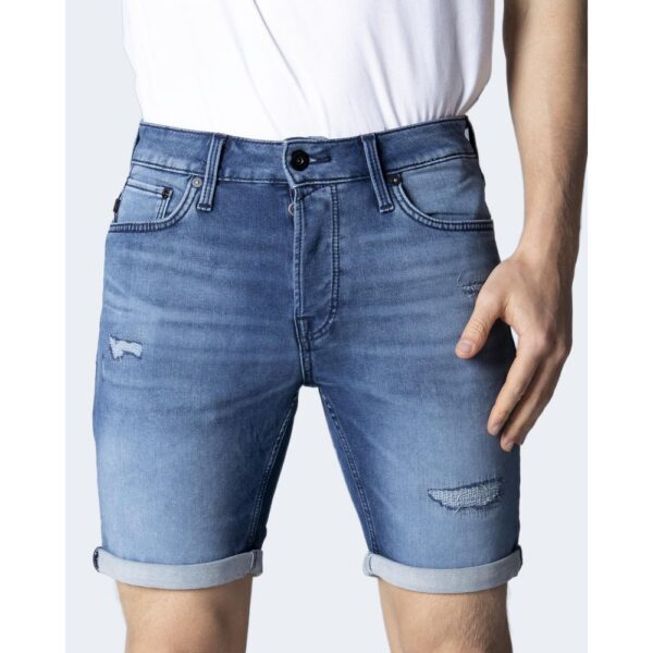 Jack Jones Blue Cotton Short – Image 5