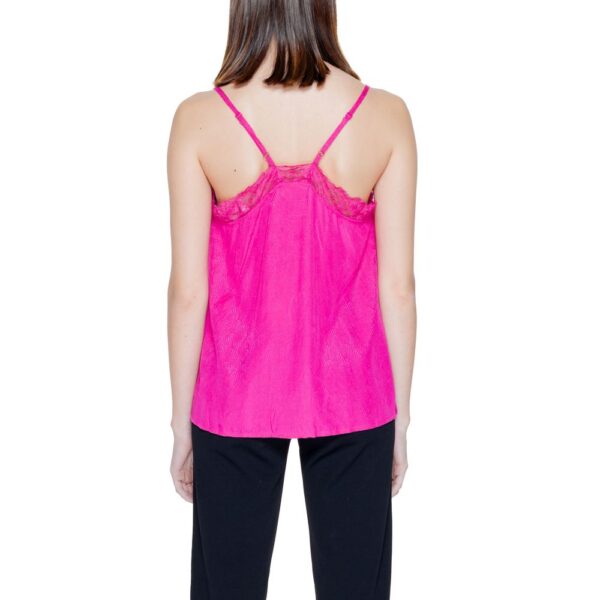 Vila Clothes Pink Viscose Tops & T-Shirt – Image 2