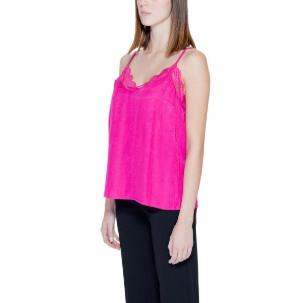 Vila Clothes Pink Viscose Tops & T-Shirt – Image 3