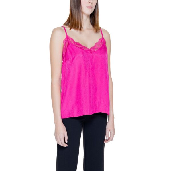 Vila Clothes Pink Viscose Tops & T-Shirt – Image 4