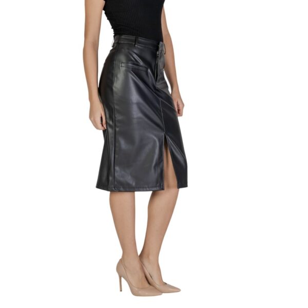 Vila Clothes Black Polyester Skirt – Image 3