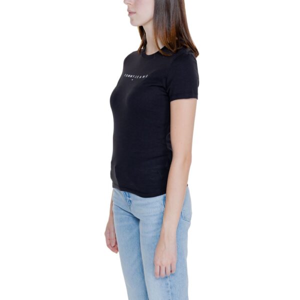 Tommy Hilfiger Jeans Black Cotton Tops & T-Shirt – Image 3