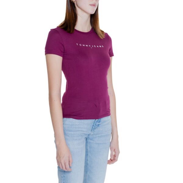 Tommy Hilfiger Jeans Purple Cotton Tops & T-Shirt – Image 4