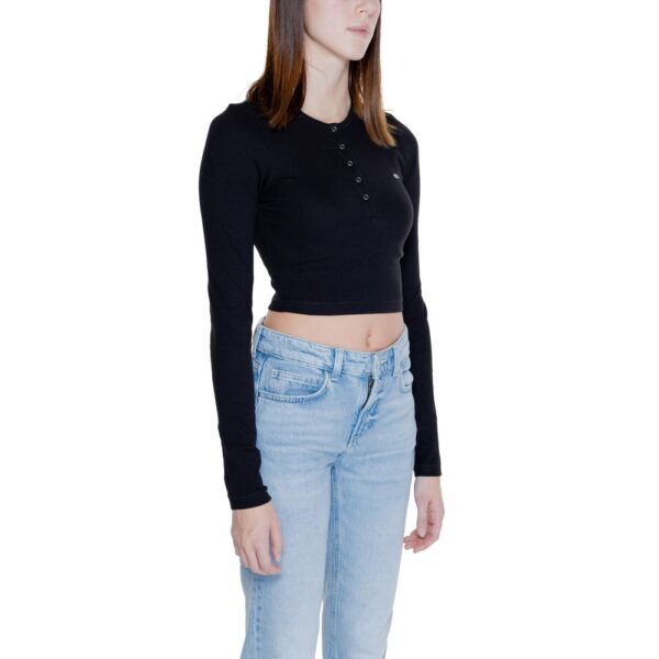 Tommy Hilfiger Jeans Black Cotton Tops & T-Shirt – Image 4