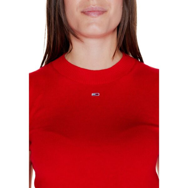 Tommy Hilfiger Jeans Red Organic Cotton Tops & T-Shirt – Image 5