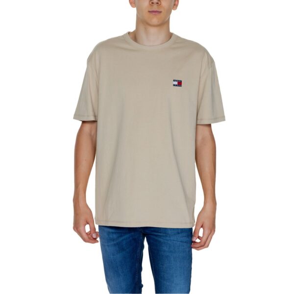 Tommy Hilfiger Jeans Gold Cotton T-Shirt