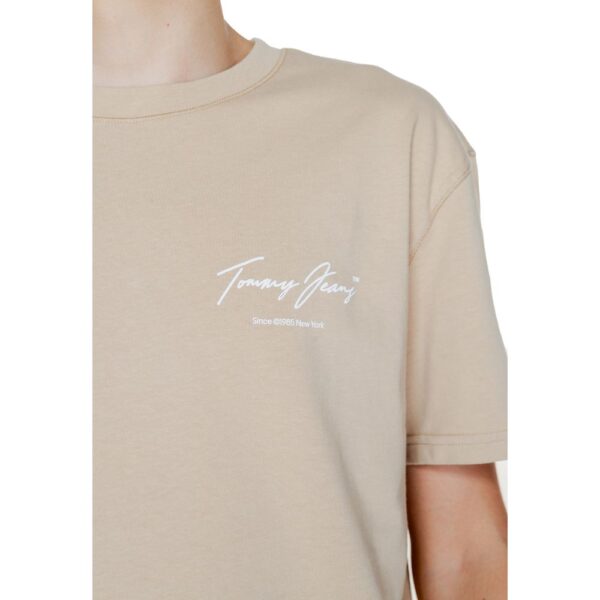 Tommy Hilfiger Jeans Gold Cotton T-Shirt – Image 5