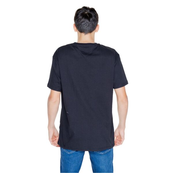 Tommy Hilfiger Jeans Black Cotton Rigenerato T-Shirt – Image 2