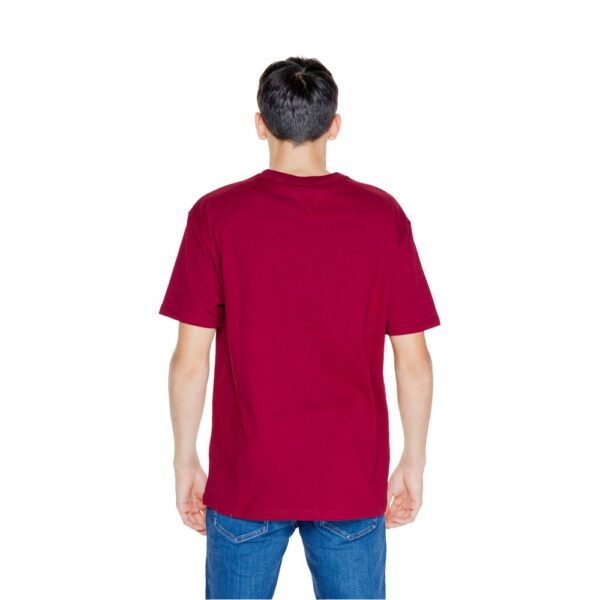 Tommy Hilfiger Jeans Bordeaux Cotton Rigenerato T-Shirt – Image 2