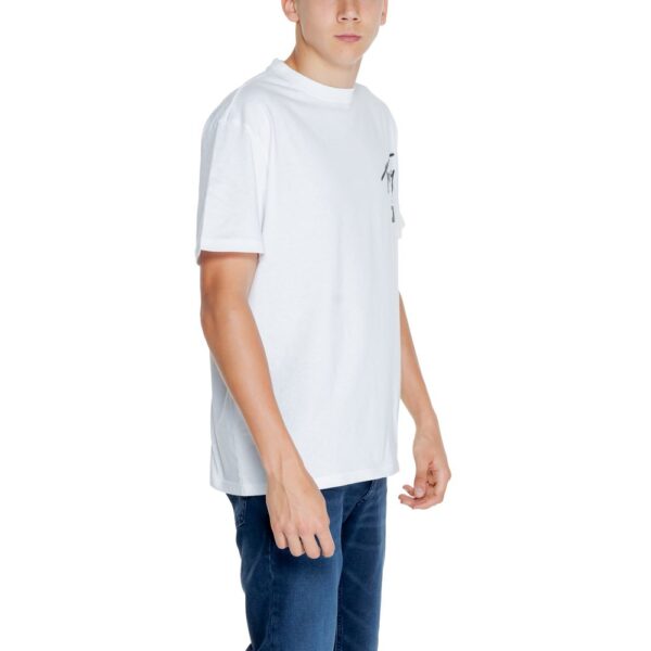 Tommy Hilfiger Jeans White Cotton Rigenerato T-Shirt – Image 4