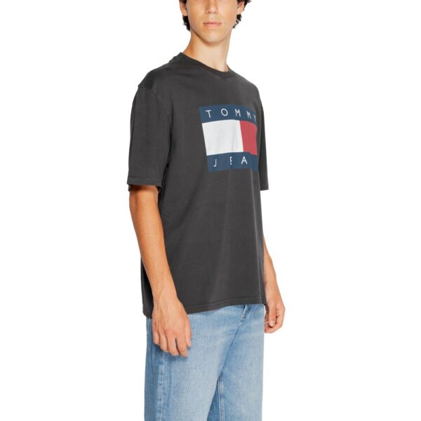 Tommy Hilfiger Jeans Black Cotton T-Shirt – Image 4