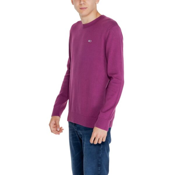 Tommy Hilfiger Jeans Purple Organic Cotton Sweater – Image 3