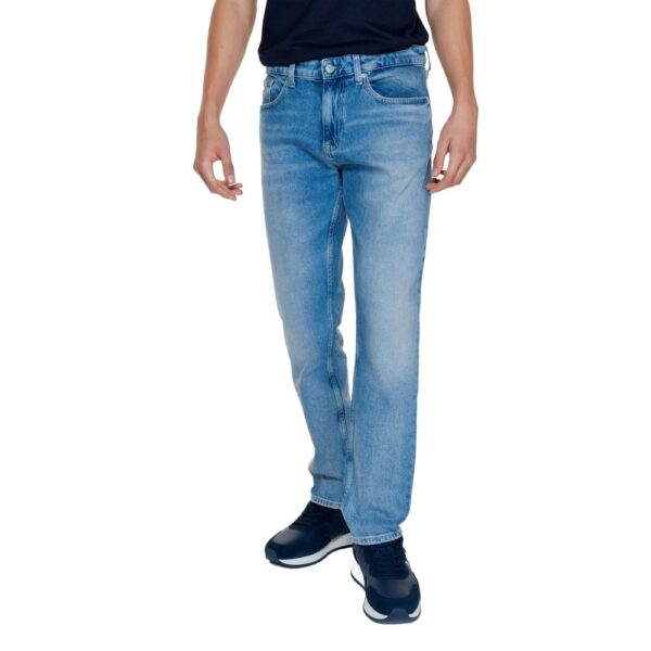 Tommy Hilfiger Jeans Light Blue Cotton Rigenerato Jeans & Pant – Image 4