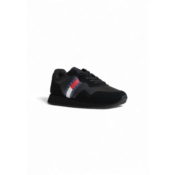 Tommy Hilfiger Jeans Black Suede Sneaker – Image 3