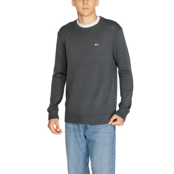 Tommy Hilfiger Jeans Gray Organic Cotton Sweater – Image 4