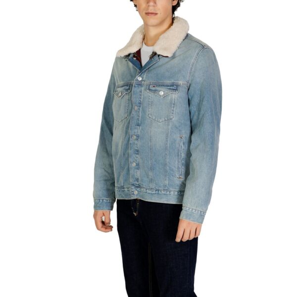 Tommy Hilfiger Jeans Light Blue Cotton Jacket – Image 3