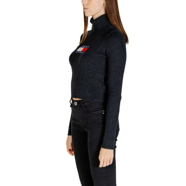 Tommy Hilfiger Jeans Black Recycled Polyester Sweater – Image 3