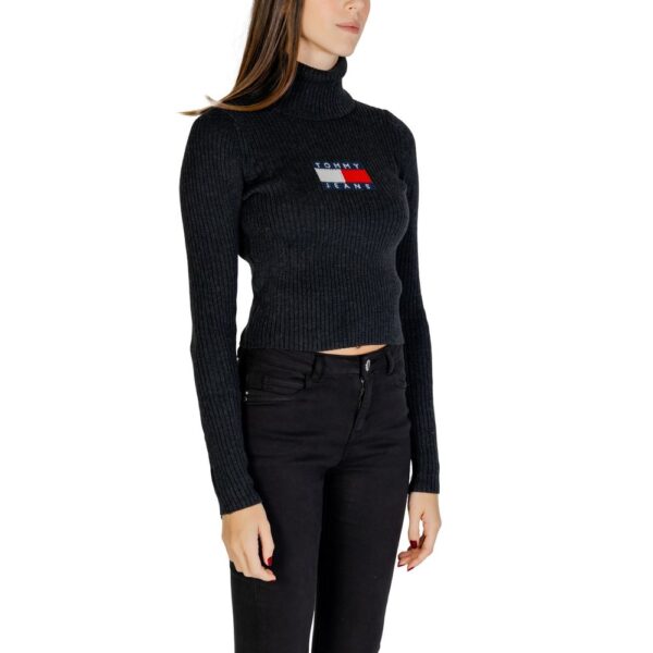 Tommy Hilfiger Jeans Black Recycled Polyester Sweater – Image 5