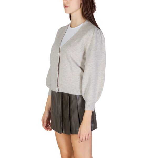 Jacqueline De Yong Gray Recycled Polyester Cardigan – Image 4