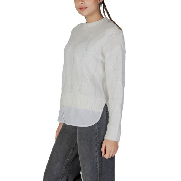 Jacqueline De Yong White Recycled Polyester Sweater – Image 4