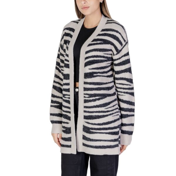 Jacqueline De Yong Gray Nylon Cardigan – Image 4