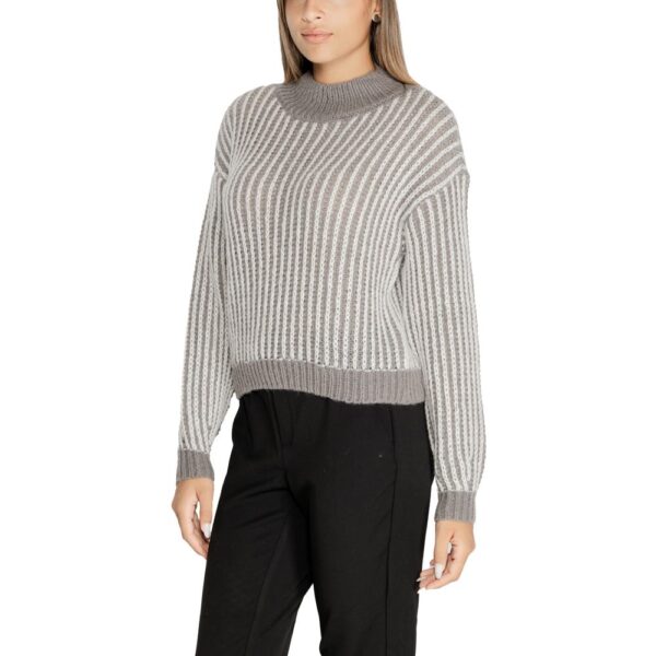 Jacqueline De Yong Gray Polyester Sweater – Image 2