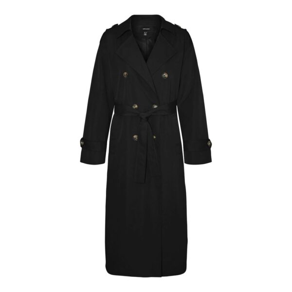 Vero Moda Black Polyester Jackets & Coat