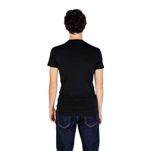 Emporio Armani Underwear Black Cotton T-Shirt – Image 4