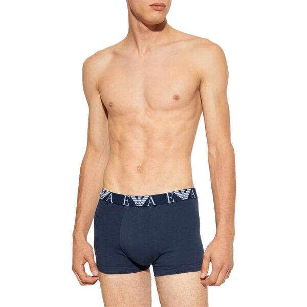 Emporio Armani Underwear Blue Cotton Underwear – Image 2