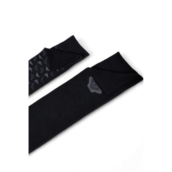 Emporio Armani Underwear Black Cotton Sock – Image 2