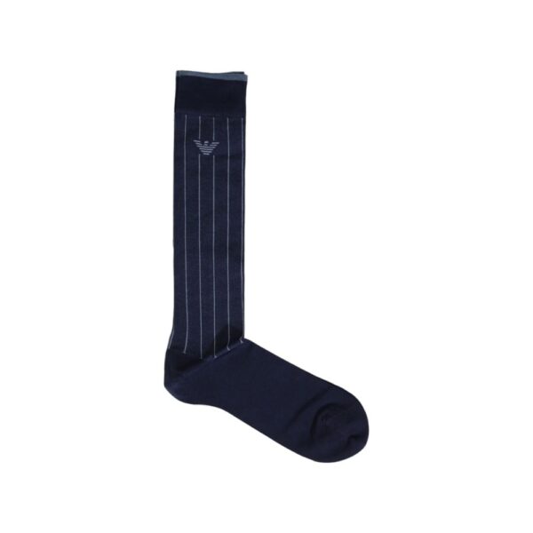 Emporio Armani Underwear Blue Cotton Sock – Image 2